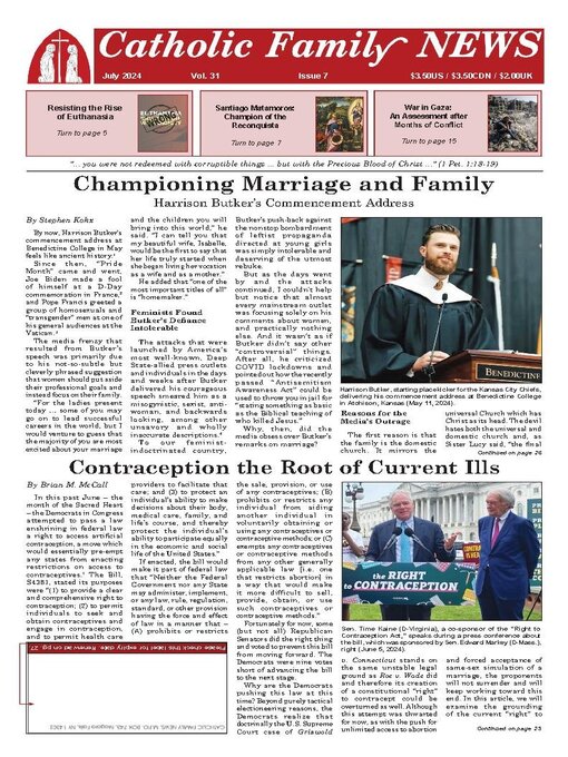 Title details for Catholic Family News by Catholic Family News - Available